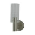 thumbnail image 2 of Meyda 146106 5 in. Cilindro Wall Sconce, Satin Nickel & Clear Glass, 2 of 4