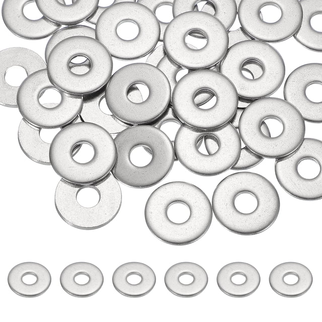 Uxcell Ensemble de Rondelles Métalliques M6 x 20mm, 36 Pcs Rondelles Plates en Acier Inoxydable 304
