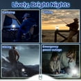 thumbnail image 4 of LED Camping Lantern, Emergency Light for Indoor & Outdoor Use, Collapsible (Black, 1 Pack), by Mata1, 4 of 7