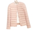 thumbnail image 4 of Chaqueta de plumón ligera para mujer, cuello redondo corto, interior fino, chaqueta interior delgada de gran tamaño, ventilador de moda, 4 of 4