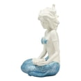 thumbnail image 6 of Nautical Ocean Goddess Pretty Mermaid With Blue Tail Holding Pearl Shell Statue, 6 of 9