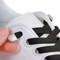 thumbnail image 2 of Shoe Laces for Adults - Tieless Shoelaces for Sneakers - No Tie, All Comfort, 6 Pack Black, 2 of 8