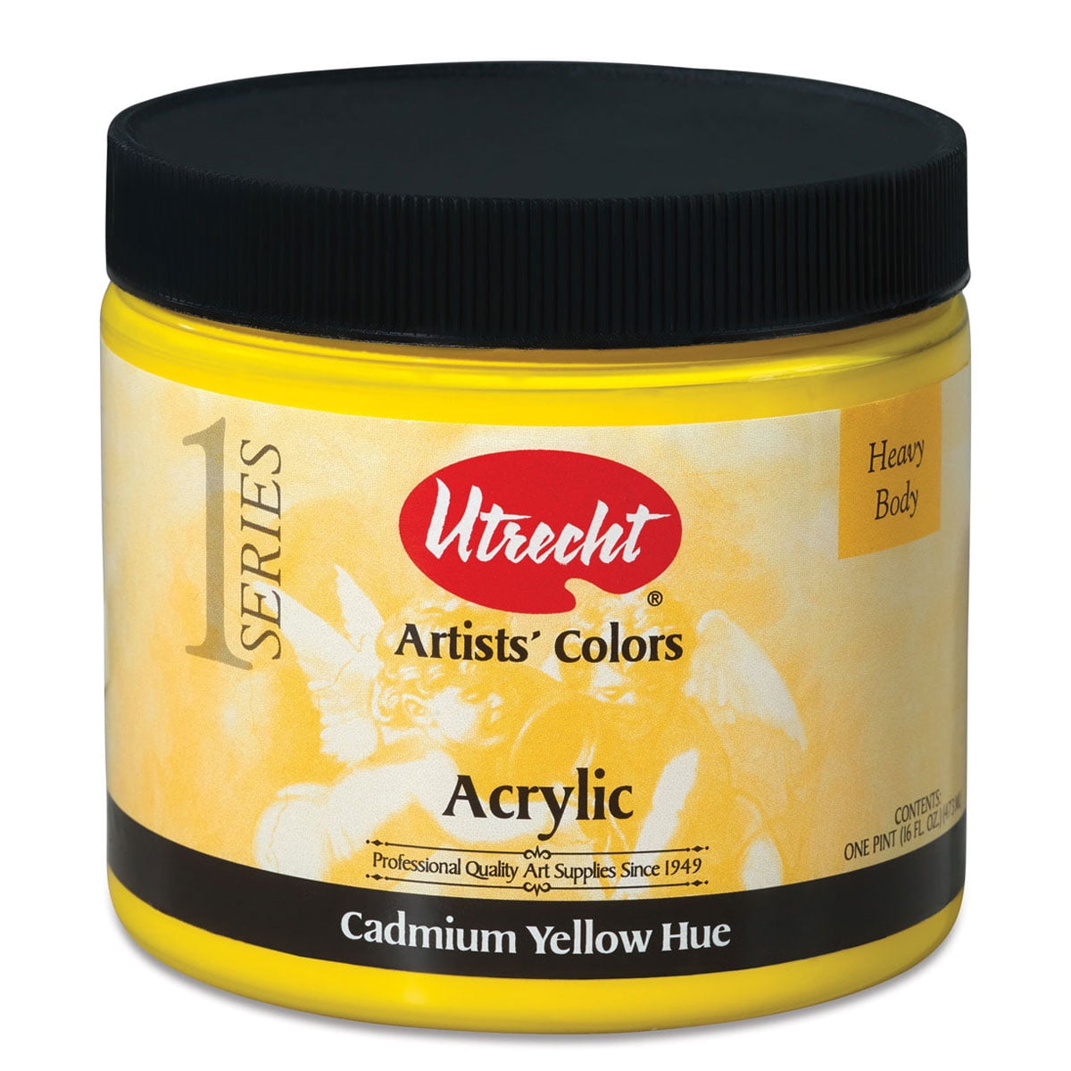 Utrecht Artists' Acrylic Paint - Cadmium Yellow Hue, Pint