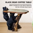 thumbnail image 5 of Pine Ridge Black Bear Coffee Table for Home Office - Bear Decoration Home Desk Table for Indoor Outdoor Cabin Kitchen Decor, 5 of 6