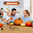 thumbnail image 6 of Gintenco Pumpkin Carving Tool & Kit, with Stainless Steel Molds, Decorating Kit 16pcs, 6 of 7