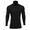 Black, variant on Coshow Men Turtleneck Sweater Long Sleeve T Shirts Knit Casual Slim Fit Ribbed Pullover Tops