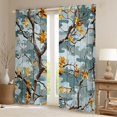 thumbnail image 2 of Feelyou Rustic Branches Blackout Curtains Set of 2 (52x84 Each), Camo Window Curtains, 2 of 6