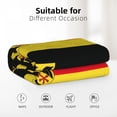 thumbnail image 4 of Deutschland Flag Print Blanket Warm Plush Throw Blanket Soft Flannel Lightweight Throw Blankets 32"X48", 4 of 6