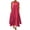 Dresses-Watermelon Red, variant on Brilliant Womens Dresses Plus Size Fashion Women Casual Solid Round-Neck Sleeveless Vest Long Dress Summer Blue S-5XL
