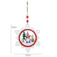 thumbnail image 2 of Colgantes de Árbol de Navidad Suyoo Copo de Nieve de Madera 3 Capas, 2 of 5