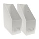 thumbnail image 1 of Revistero Archivero Organizador Metal 2pz Blanco Escritorio, 1 of 4