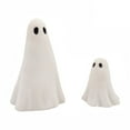 thumbnail image 2 of Halloween Ghost Figurines Set of 2, Cute Spooky Resin Ghost Decorations for Indoor Tabletop, Desk, Porch & Party, 2 of 4