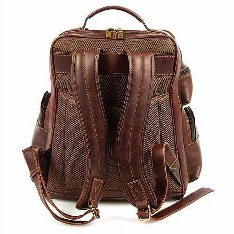 claire chase leather jumbo backpack 329E-black Uptown Back Pack Holds everything you could ever want including a 17 inch diagonal laptop in a special secure compartment Claire Chase Uptown Bak-Pak Black