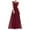 Wine, variant on Bigersell Summer Dresses for Women 2024 Summer Female Crew Neck Short Sleeve Maxi Bridesmaid Dress Style D-108 Summer Dress Regular Summer Dresses , Red M