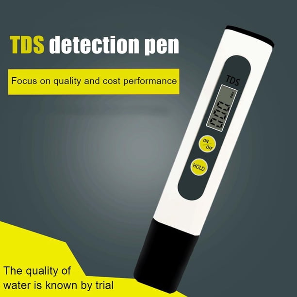 3uds. Probador de calidad del agua TDS pluma de prueba portátil Digital para medidor de piscina