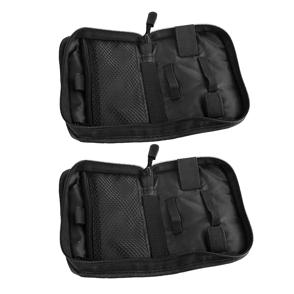 Homemaxs 2PCS Oximeter Storage Bag Portable Blood Glucose Meter Pouch Oxford Cloth Medical