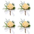 thumbnail image 1 of Jumpingount de flores artificiales - Elegante para boda Look Flores artificiales Novia premium Romántica Amplia aplicación Ropa, zapatos y accesorios Miscelánea ramillete de champán Cuerpo, 1 of 6