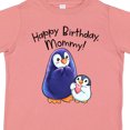 thumbnail image 4 of Inktastic Happy Birthday, Mommy- Cute Penguins Boys or Girls Toddler T-Shirt, 4 of 5