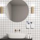 thumbnail image 3 of 2 soportes de silicona para cepillos de dientes, soporte para maquinilla de afeitar, organizador de baño montado en la pared (blanco), 11 Feliz Sencillez, 3 of 5