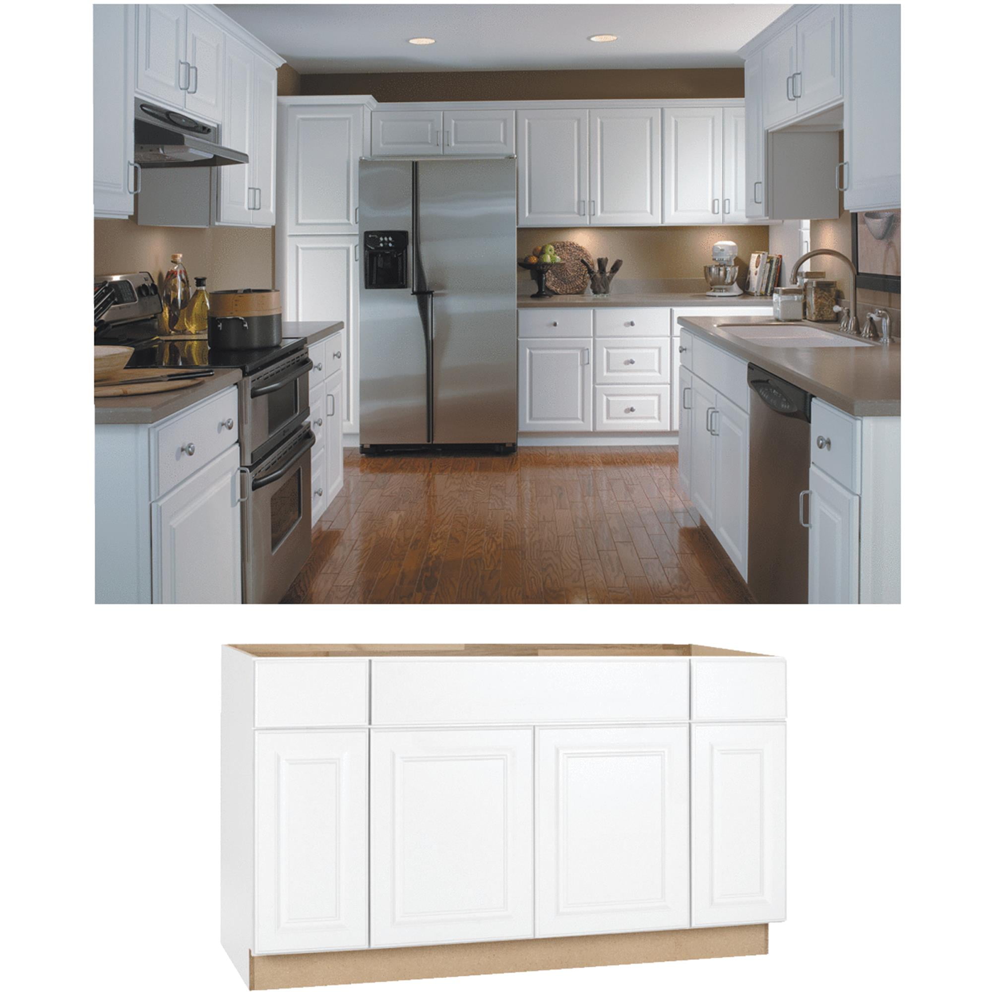 RSI Home Products Sales CBKSB60SW 60 in. White Finish Assembled Sink