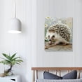 thumbnail image 4 of Acheng Hedgehog Home Decor Canvas Art Print Framed Wall Decor 12x16 in, 4 of 5
