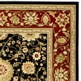 thumbnail image 3 of SAFAVIEH Lyndhurst Victoria Traditional Floral Runner Rug, Black/Red, 2'3" x 6', 3 of 6
