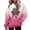 Pink, variant on xixinqiwan Women's Plus Size Hoodies for St. Patrick's Day,Women's Four-Leaf Clover Pullover Sweatshirt Hoodie For Paddys Day