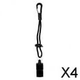 thumbnail image 1 of DYNWAVECA Emergency Whistle with Clip Attachment, Set of 4, for Protection and Outdoors, 4 Pcs, 1 of 7