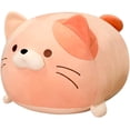 thumbnail image 1 of Almohada de felpa con forma de gato HUOGUO, muy suave, con forma de animal de peluche para niños, 1 of 4