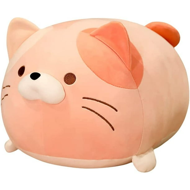 Almohada de felpa con forma de gato HUOGUO, muy suave, con forma de animal de peluche para niños