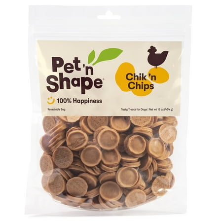 UPC: 0032657102165 | Pet n Shape All Natural Chik n Chips Dog Treats (Various Sizes)