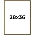 thumbnail image 2 of 28x36 Distressed/Aged Black Complete Wood Picture Frame with UV Acrylic, Foam Board Backing, & Hardware, 2 of 8