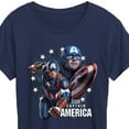 thumbnail image 3 of Marvel Captain America - Collage - Women's Short Sleeve Graphic T-Shirt, 3 of 5