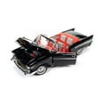 thumbnail image 2 of 1957 Chevy Bel Air Convertible, James Bond - Auto World AWSS134 - 1/18 Scale Diecast Model Car, 2 of 10