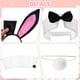 thumbnail image 4 of Frcolor 1 juego de orejas de conejo para disfraz, accesorios para fiestas, puños de cola de conejo, accesorios para disfraz, conjunto de orejas de conejo para fiesta, 4 of 8