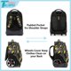 thumbnail image 5 of Mochila con ruedas NEW TILAMI de 48 cm con bolsa de almuerzo para la escuela y los viajes, 5 of 8