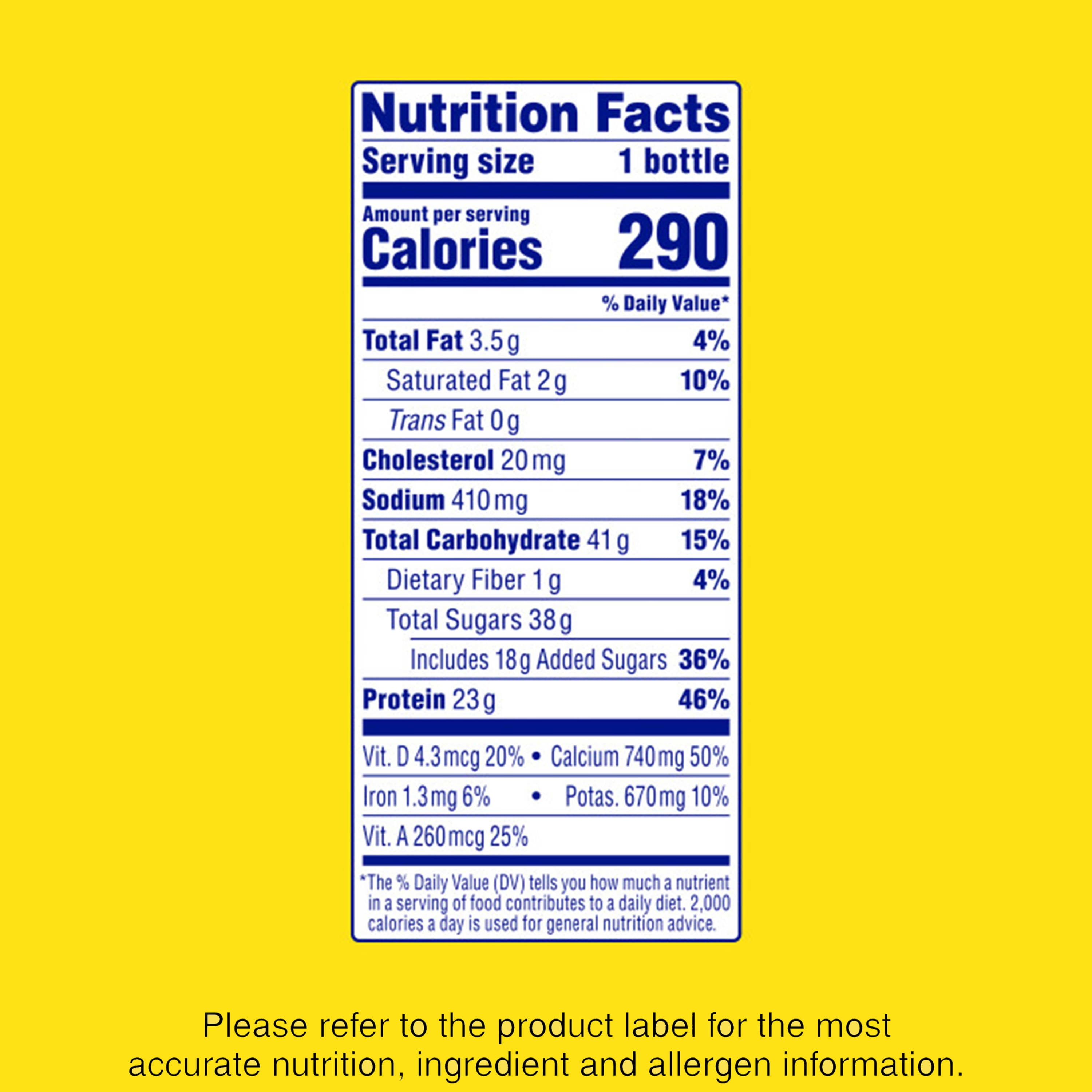 Nestle Nesquik Protein Power Chocolate Protein Milk Drink ...