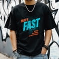 thumbnail image 3 of Men's Short Sleeve Graphic T shirt Collection Summer New Trendy Fashion Oversized Men's Tee, 3 of 5