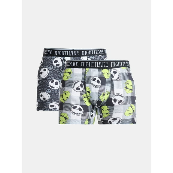 The Nightmare Before Christmas Men's Boxer Briefs, 2-Pack, Sizes S-XL