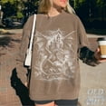 thumbnail image 2 of Vintage Dragon Castle Sweatshirt | Fantasy Gothic Pullover, 2 of 7