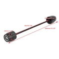 thumbnail image 3 of Rear Axle Fork Sliders Crash Bobbins Black Fit for Ducati Scrambler All Models, 3 of 5