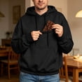 thumbnail image 5 of Snack Hoodie with Pouch Long Sleeve Pet Pouch Hoodie Unisex Pullover Sweatshirt Puppy Kitten Holder Carrier Hoodies, 5 of 9