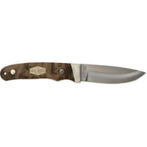 Old Timer Pro Hunter PHW Fixed Blade Knife 3.6" Drop Point Stainless Satin Blade Hardwood Handle Wood