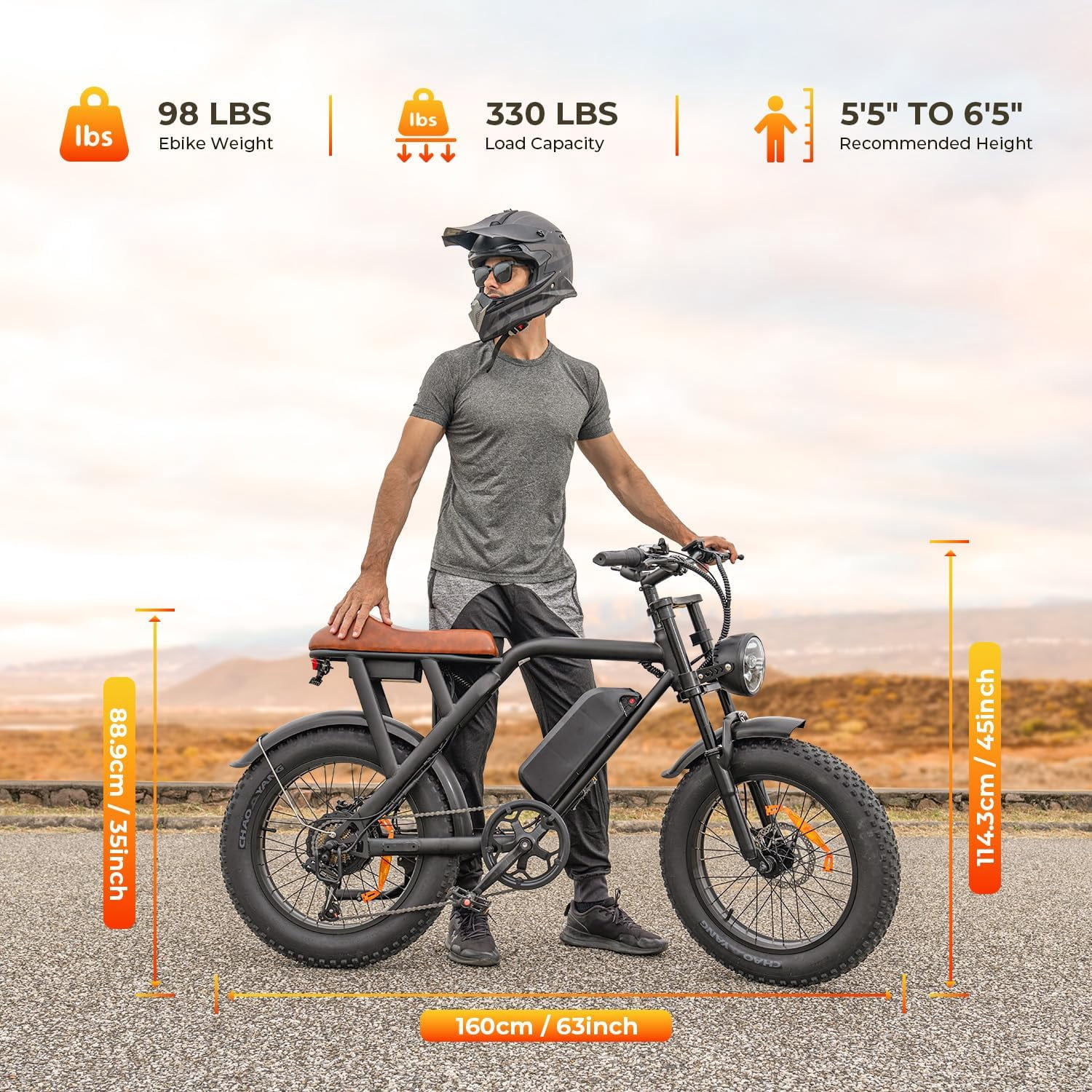 2PCS Electric Bike for Adults, 2200W, 35MPH & 75 Miles, 20"x4" Fat Tire, 48V 15.6Ah Removable Battery, 7-Speed & 3 Modes, Full Suspension E Mountain Bike, UL 2849 Certified