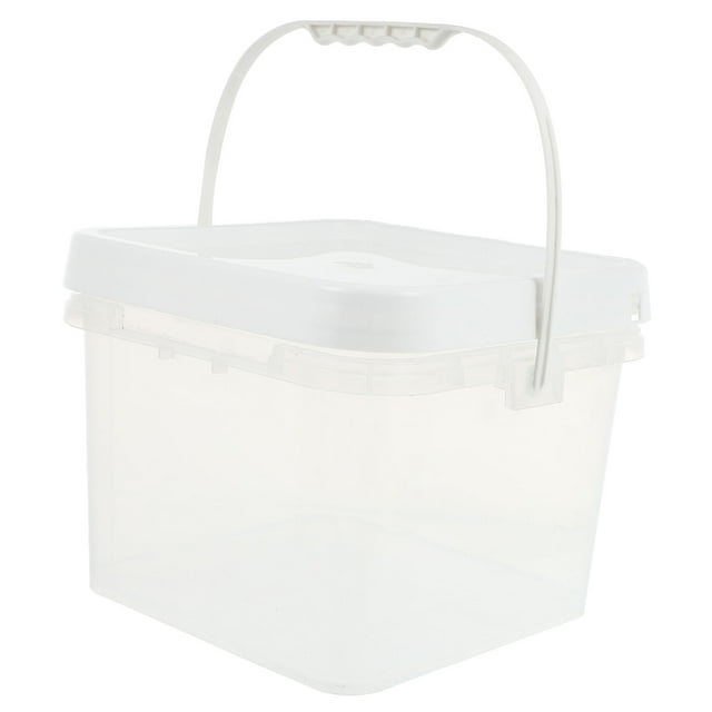 HOMEMAXS 1Pc Storage Square Bucket Handheld Bucket Food Storage Bucket