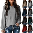 thumbnail image 1 of Ropa para adolescentes,Sudadera con capucha de moda para mujer, top deportivo de manga larga, tejido suave y transpirable, ajuste cómodo e informal, ideal para todas las estaciones, sopatenor, 1 of 9