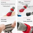 thumbnail image 6 of Anti-Slip Dog Socks, Non-Slip Traction Socks for Dogs with Adjustable Straps, Waterproof Pet Snow Rain Shoe for Winter Small Puppy Senior Dogs, 6 of 7