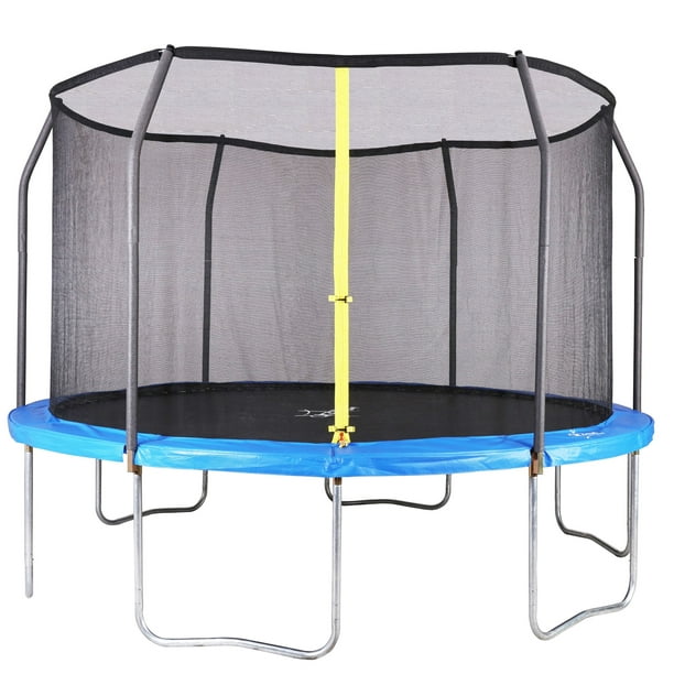 Airzone 15 Apos Trampoline With Enclosure Blue Walmart Com Walmart Com