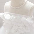 thumbnail image 6 of QISIWOLE Toddler Girls Temperament Flowers Pearl Cute Net Yarn Birthday Party Gown Dresses,summer sale, 6 of 9