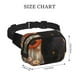 thumbnail image 4 of Balery Black Cat in Wildflowers Mochila Cinturón para Mujeres y Hombres, Bolsa de Cintura Impermeable de Doble Capa con Correa, 4 of 9